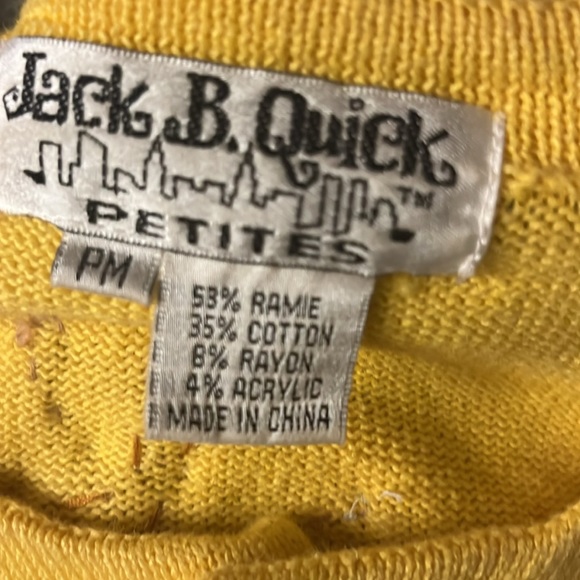 Jack B Quick VINTAGE Embroidered Appliquéd Monkeys Cardigan PM - Picture 6 of 9